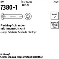 ISO  7380 Flachkopfschrauben mit Innensechskant
