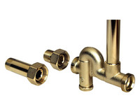 Meibes Bypass-Baugruppe 743, maximaler Nabenabstand 900 mm, Messing vernickelt