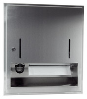 CWS Einbau-Faltpapierspender ObjectLine, Edelstahl