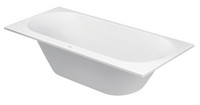 Duravit Rechteck-Badewanne Darling New, 2 Rückenschrägen, weiß