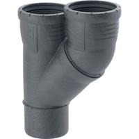 Geberit Parallelabzweig Silent Pro, 45°, hochschalldämmend