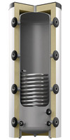 Reflex Pufferspeicher Storatherm Heat, mit Isolierung und Glattrohrwärmeübertrager, silber