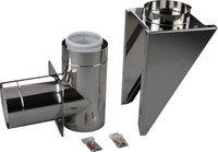 BOSCH Fassadenpaket AZB, mit Stützbogen und Konsole, Edelstahl