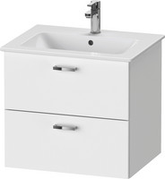 Duravit Waschtisch-Unterschrank XBase, 2 Schubkästen, wandhängend