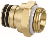 Flamco Gewindeadapter SIROCON, Messing, mit selbstdichtendem Außengewinde