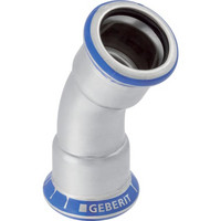 Geberit Bogen Mapress, 30°, Edelstahl