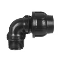 Gebo Plast Winkel, 90°, eine Seite mit AG