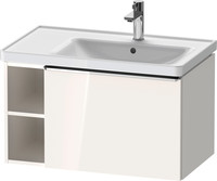 Duravit Waschtisch-Unterschrank D-Neo, 78,4 x 45,2 cm, 1 Auszug, Becken rechts