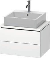 Duravit Waschtisch-Unterschrank Compact L-Cube, für Konsole, 2 Schubkästen