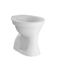 FORMAT Basic Stand-Flachspül-WC, weiß