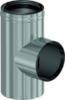 Almeva Verbindungs-T-Stück LIB, PPH/Edelstahl glänzend