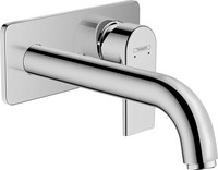 hansgrohe Fertigmontageset Vernis Shape, UP-Waschtisch-Einhebelmischer, für Wandmontage, mit Auslauf 207 mm