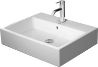 Duravit Möbel-Waschtisch geschliffen Vero Air, mit Hahnloch, Überlauf, Hahnlochbank