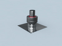 Bertrams Mündungsrohr 500 mm Polyline EW, starr, ohne Muffe, schwarz