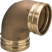 Viega XL-Bogen Sanpress 2216XL, 90°, Rotguss