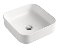 FORMAT Plus Aufsatzwaschtisch SlimRim, 38,5 x 38,5 x 13,5 cm