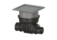 Kessel Rückstauverschluss Staufix, ohne Rattenschutz, Kunststoff