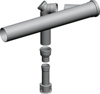 Wolf Erweiterungsbausatz, raumluftabhängig, für Kaskade