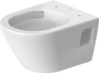 Duravit Wand-Tiefspül-WC Compact D-Neo, 37 x 48 cm, 4,5 l, Rimless