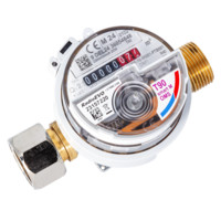 FORMAT Tec Trockenkapsel-Wasserzähler smart M OMS, kaltwarm, mit integriertem Funk