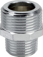 Viega Gewindestutzen 3247, Rotguss verchromt