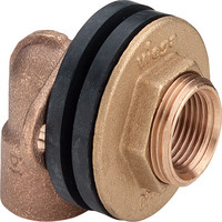 Viega Wanddurchführung 3426, Rotguss, winklig