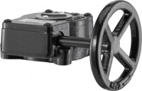 Oventrop Getriebeübersetzung, für Absperrklappen, mit Handrad