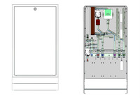 Strawa Frischwasserstation Friwara W22-FBR-UP, dezentral, 22 l/min, im Unterputzschrank, Breite 732 mm