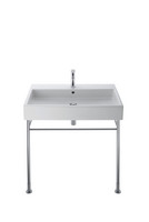 Duravit Metallkonsole Vero, höhenverstellbar +5 cm, chrom