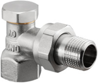 Oventrop Heizkörper-Verschraubung Combi 2, Eck, Messing vernickelt