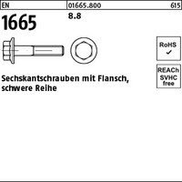 EN  1665 Sechskantschrauben mit Flansch, schwere Reihe