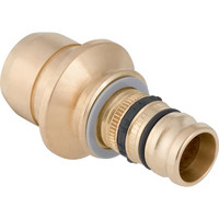 Geberit Übergang Mepla, auf Verteiler mit Steckanschluss, Messing