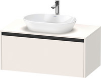 Duravit Waschtisch-Unterschrank Ketho.2, Konsolenplatte mit einem Ausschnitt, wandhängend