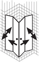 Kermi Dichtleiste LIGA, waagerecht