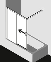 FORMAT Pro 2.0 Gleittür, silber matt, rechts