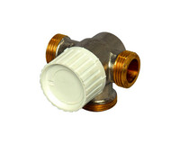 Meibes Dreiwegethermostatventil 751.1, rechts, Messing vernickelt