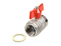 TECE Kugelhahn TECEfloor, mit Flachdichtung