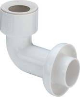 Viega Anschlussbogen 3228, DN 50 x 50 x 125 mm, für Urinalbecken