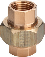 Viega Rohrverschraubung 3330, Rotguss, flachdichtend