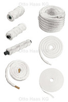 HAAS Glasfaser-Rundschnüre OHA, weiß