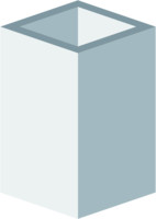 Almeva Schachtelement L90 LBS, Länge: 600 mm