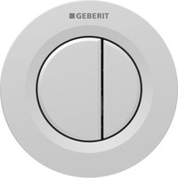 Geberit WC-Steuerung Typ 01, pneumatisch, Round, 2-Mengen-Spülung, Kunststoff