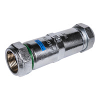 Gebo Verschraubung OL Serie 156, lang, mit EPDM-Dichtung, Stahl/PE-Übergang