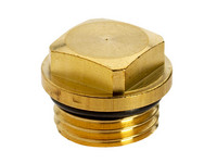 Bender Entleerungs-Stopfen 1225, Messing