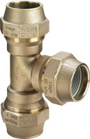 Viega T-Stück Maxiplex 9051, Rotguss, mit Verschraubung