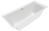 V&B Rechteck-Badewanne Subway 3.0 Duo, 170 x 75 cm, mit SilentFlow, Quaryl