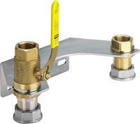 Viega Montageeinheit G2114.1S, Messing, mit Gasströmungswächter K