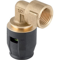 Geberit Übergangswinkel PushFit, 90°, mit Innengewinde, Messing