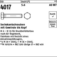 ISO  4017 Sechskantschrauben mit Gewinde bis Kopf