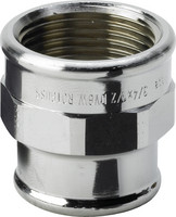 Viega Reduziermuffe 3240, Rotguss verchromt